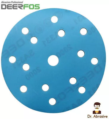 150mm Wet And Dry Sanding Discs 6 Inch DA Pads 40-3000 /15 Hole / Hook And Loop • £3.99