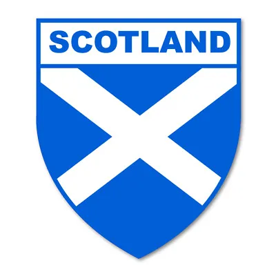 Scotland Badge- Flag Cool Self Adhesive Stickers Car Van Truck • £1.93