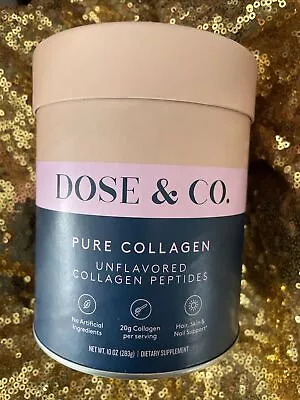 Dose & Co. Pure Collagen Unflavored Collagen PeptidesHair/Skin/Nail Support 10oz • $16.80