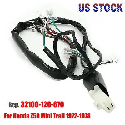 Ignition Coil Wire Wiring Harness For Honda Z50A Z50 A Mini Trail 1972-1977 1978 • $18.99