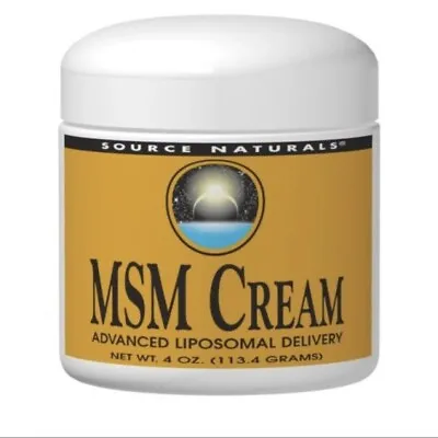 $12.99 • Buy Source Naturals MSM Cream (Methylsulfonylmethane) Cream 2 Oz Cream