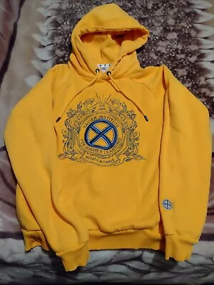 Men Women Disney Marvel X-Men Yellow Hoodie Small Excellent Condition • £12