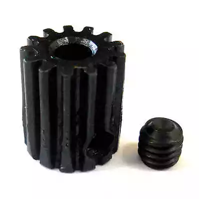 L613 Module 0.6 0.6M 13T 13 Teeth Tooth Motor Pinion Gear Black 540 3.175mm M0.6 • £5.17