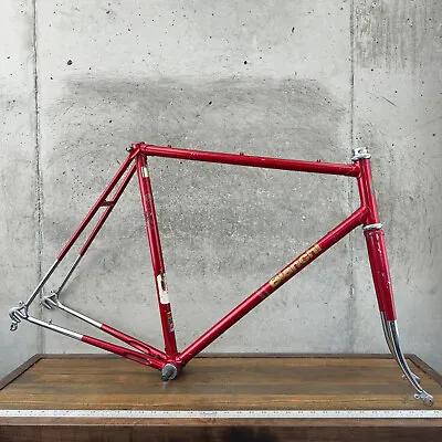 Vintage Bianchi Special Frame Set 58 Cm Red Lugged Steel 1980s Road Bike • $269.99