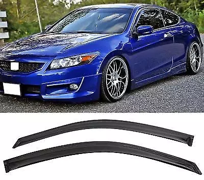 Fit For 06-11 Honda Civic Coupe Side Window Vent Visor Sun Deflector Rain Guards • $29.56