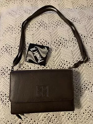 Vintage Kolton Faux Leather Brown Purse Wallet NWT • $14
