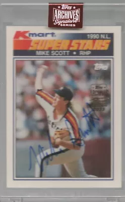 2023 Topps Archives Signature Series Retired Player Edition: #9 Mike Scott • $9.99