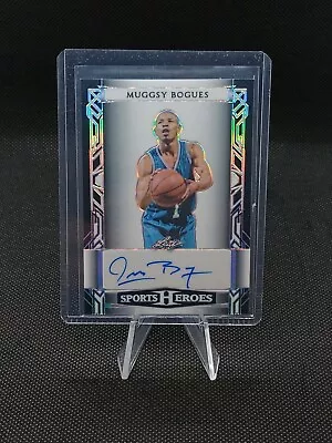 2024 LEAF Metal Sports Heroes Muggsy Bogues AUTO /3 • $29.99