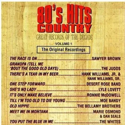 Various Artists - 80's Country Hits 1 / Various [New CD] Alliance MOD • £16.22