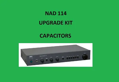 Stereo Preamplifier NAD 114 Repair KIT - All Capacitors • $47