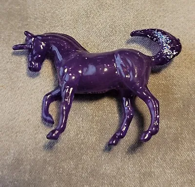 Breyer #700723 Morgan - Glitter Purple - Mini Whinnies Unicorn Advent Calendar • $6