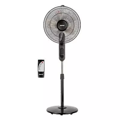 £52.99 • Buy 16'' Electric Oscillating Pedestal Fan Air Cooling With Remote Control Timer