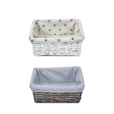 £12.99 • Buy Wicker Storage Basket Shelf Basket Organization Gift Hamper Bathroom Storage