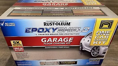 Rust-Oleum EpoxyShield 2-part Tan Gloss Garage Floor Epoxy Kit (1-Gallon) 317237 • $149.99