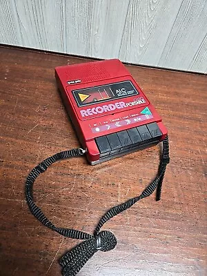 VTG Red Retro GPX Portable Cassette Recorder C620 Gran Prix Tested Working • $29.99