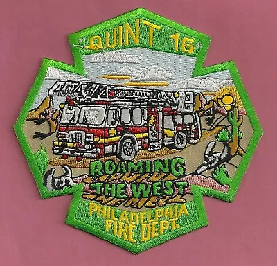 $6.50 • Buy Philadelphia Quint Company 16 Fire Patch Roaming The West