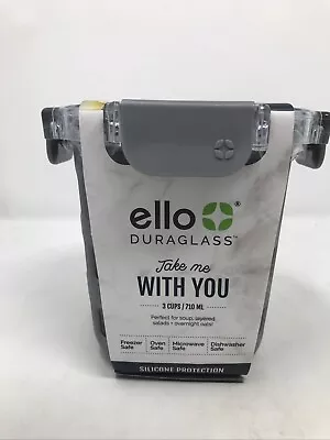 Ello DuraGlass 3-Cup Round Meal Prep Food Storage Container (NIP) • $8