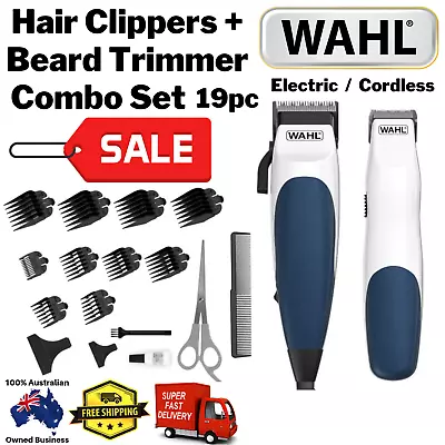 WAHL Hair Clipper Electric Cordless Beard Trimmer Mens Hair Cut Clipper Haircut • $54.80