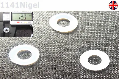 £1.98 • Buy 12mm OD  3mm CS O Rings Seal Silicone VMQ Sealing O-rings Washers UK    Last Few