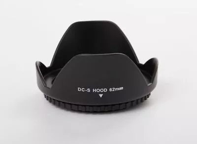 Lens Hood Universal 62mm Black For Panasonic Lumix G Vario HD 14-140 Mm 4-5.8 • £12