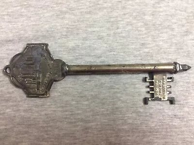 Vintage Large Metal 1933 Key To Chicago World’s Fair Souvenir • $14.99