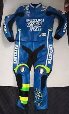 Suzuki Suit Gsxr Motorbike Leather Suit Motorcycle Suit Bikers Racing Armoured • $323.18