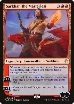 Sarkhan The Masterless [War Of The Spark] Magic MTG • $1.45