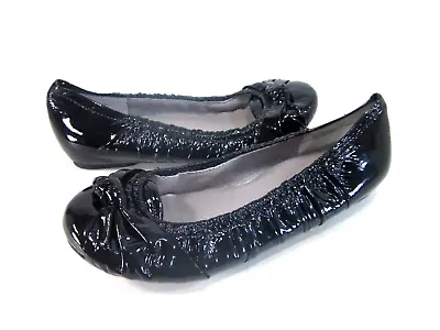 Me Too Lawton Women's Fashion Ballet Flats Shoes Black Patent Leather Us Size 6 • $26.70