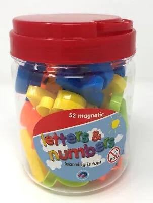 £5.49 • Buy Kandytoys 52 Magnetic Letters And Numbers -ty5499 Children Learning Fridge 