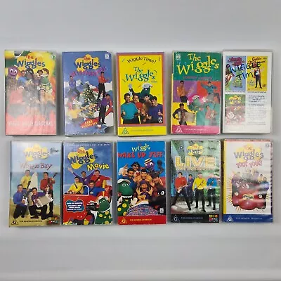 The Wiggles VHS Bulk Lot X10 • $99.95