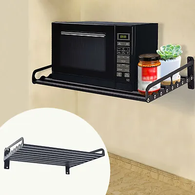 Wall Mount Microwave Oven Bracket Kitchen Storage Cooker Holder Shelf Rustproof • $39.90