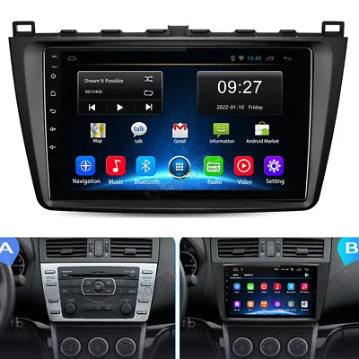 For 2007-2012 Mazda 6 9'' Android 12.0 Car Radio Stereo GPS Navi Wifi Player RDS • $104.99