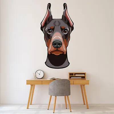 £11.98 • Buy Doberman Head Guard Dog Wall Sticker WS-47599