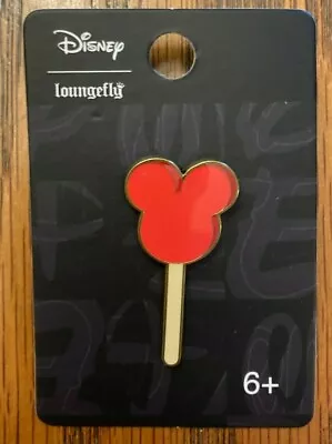 Disney Loungefly Red Mickey Mouse Enamel Pin - Red Lollipop / Sucker • $9.99