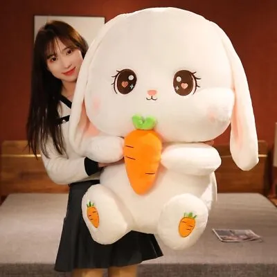 Plush Toy 80cm Big Size Stuffed Animal Bunny Rabbit Soft Doll Pillow Kids • $29.74