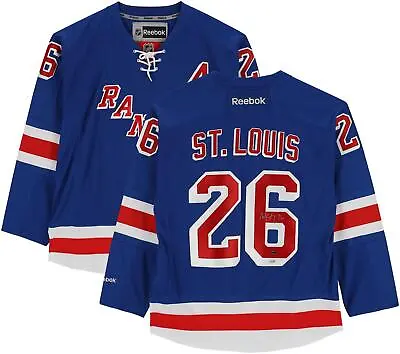 Martin St. Louis New York Rangers Autographed Reebok Blue Jersey • $599.99