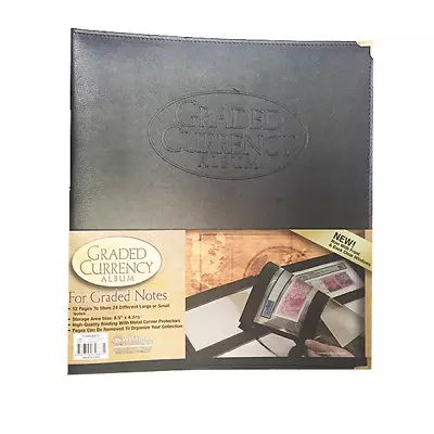 Deluxe O-Ring Graded Currency Album With 2-Pocket Pages • $49.99