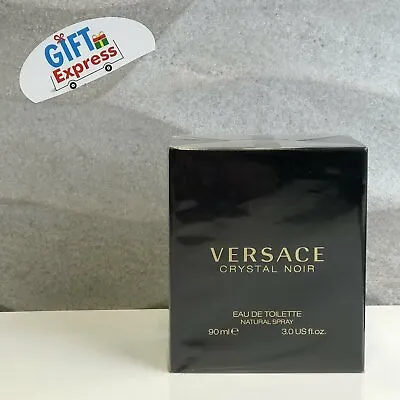 Versace Crystal Noir Eau De Toilette Spray Perfume For Women 3 Oz Brand New • $58.95