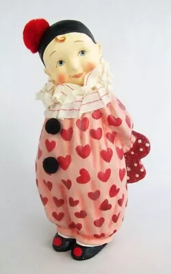 Mary Engelbreit For Bethany Lowe RARE Valentine Hearts Sweet Clown 7  Figurine • $355.62
