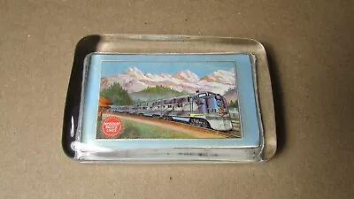 Vintage Missouri Pacific Lines Railroad RR Train Glass Paperweight • $34.95