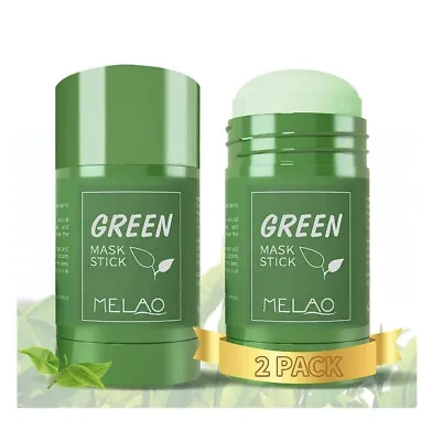 Green Tea Purifying Stick Mask Anti-Acne Blackhead Clean Pores Oil Control 2pack • £6.49