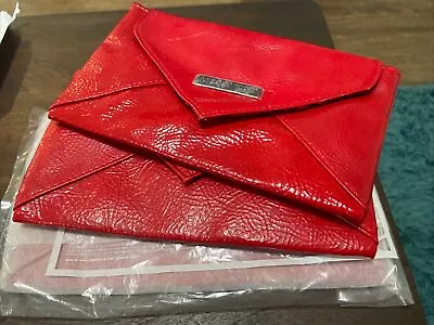 New Lot Of 3 Mary Kay Red Makeup Cosmetic Pouches Bags Clutch Purse Travel • $14