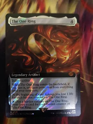 The One Ring Surge Foil Extended Art The Lord Of The Rings NM MTG • $169.95