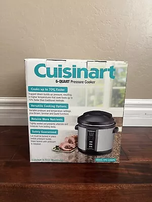 Cuisinart EPC-1200PC 6-Quart Electric Pressure Cooker Brushed Stainless (NEW) • $124.95