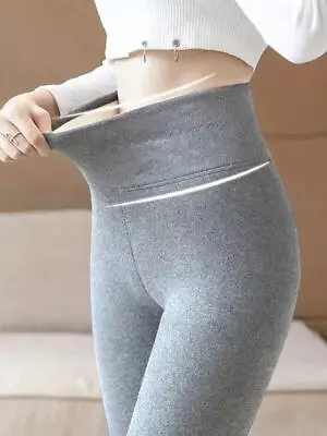 Fleece Lined Leggings Women High Waist Tummy Control Thermal Pants Yoga Leggings • $19.89