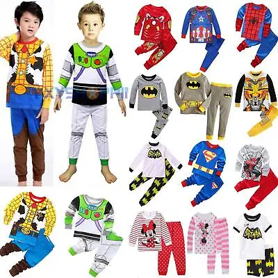 Toy Story Buzz Lightyear & Woody Kids Baby Cosplay Pyjamas Fancy Dress Superhero • $19.75