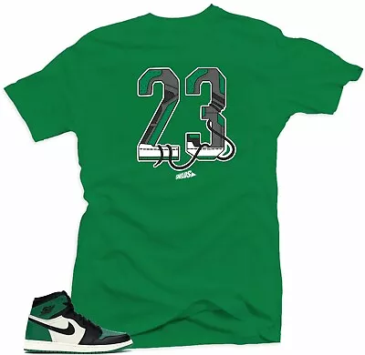 Shirt To Match Jordan Retro 1 Pine Green  2020( Snelos 23 Green)  Green • $28.21