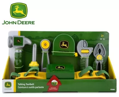 John Deere Talking Toolbelt Set Kids Toy Tools Pretend Play Imagine Build Repair • $48.70