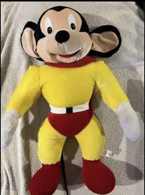 Mighty Mouse Plush Vintage Large 28” Very Good Condition • $25