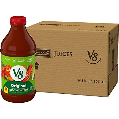 V8 Original 100% Vegetable Juice Vegetable Blend With Tomato Juice 46 FL OZ B... • $38.29